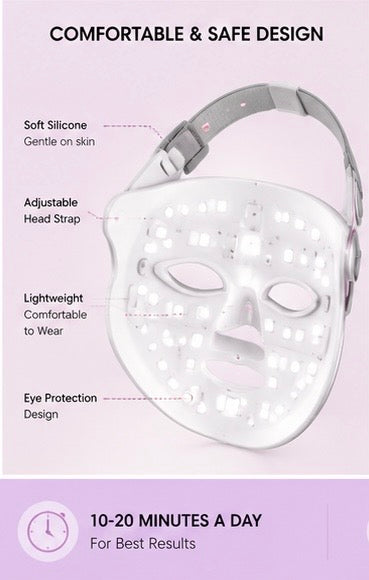 Veloura™ LED Light Therapy Face Mask | 7-Color Skin Rejuvenation