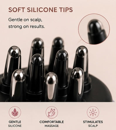 Veloura Hair Oil Applicator & Scalp Massager