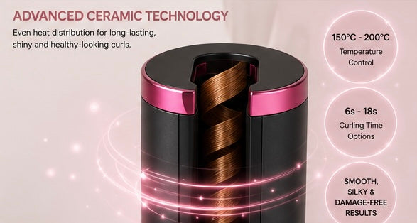 Veloura Automatic Cordless Hair Curler