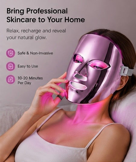Veloura™ LED Light Therapy Face Mask | 7-Color Skin Rejuvenation