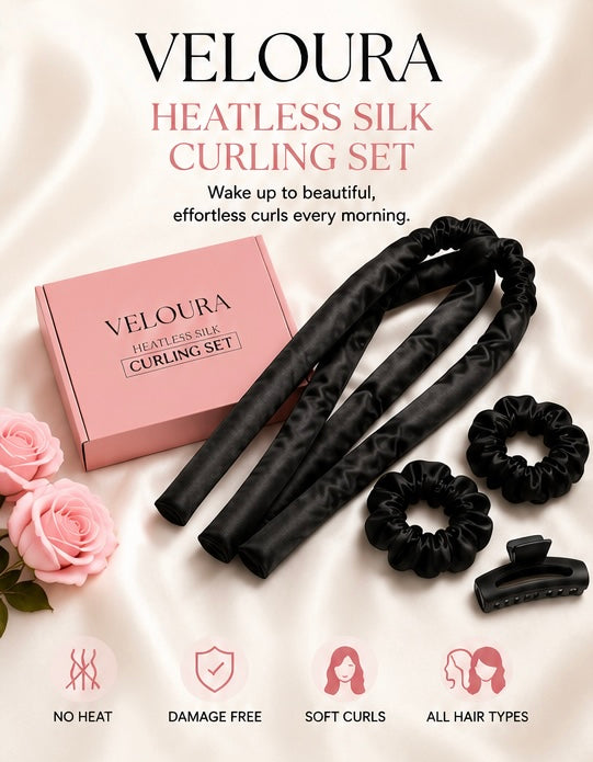 Veloura Heatless Silk Curling Set